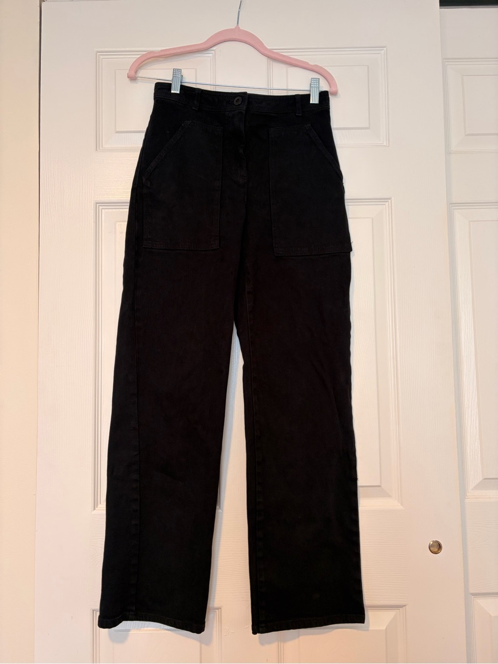 Aritzia Wilfred Free Black Utility High Waisted Wide Leg Pant - Picture 5 of 9